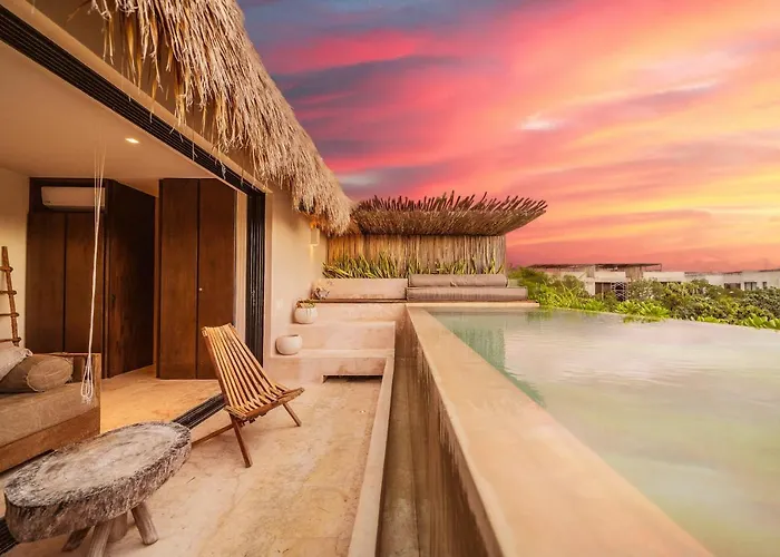 Panoramic 3br Ph With Private Pool Tulum